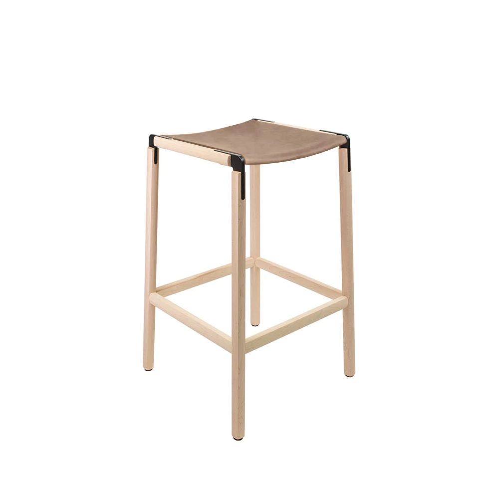 Fyrn Bartlett - Maple, Black, SN Leather, Seat Only, Sand 3 Fyrn Bartlett - Maple, Black, SN Leather, Seat Only, Sand