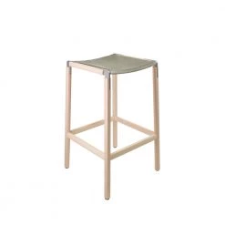 Fyrn Bartlett - Maple, Matte Silver, SN Leather, Seat Only, Stone