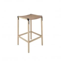 Fyrn Bartlett - Natural Oak, Black, SN Leather, Seat Only, Sand SEATING