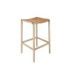 Fyrn Bartlett - Natural Oak, Copper Bronze, PVT Leather, Seat Only, Camel