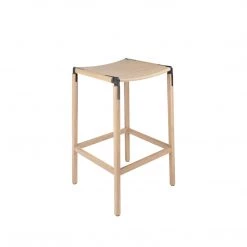 FYRN Bartlett Backless Bar Stool Natural Oak SEATING