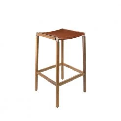 Fyrn Bartlett - Oxidized Oak, Copper Bronze, PVT Leather, Seat Only, Rust SEATING