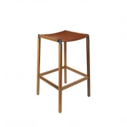 Fyrn SEATING Bartlett - Oxidized Oak, Graphite, SN Leather, Seat Only, Rust