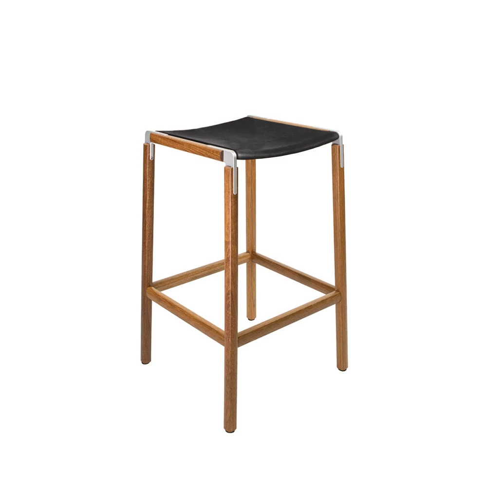 Fyrn SEATING Bartlett - Oxidized Oak, Matte Silver, SN Leather, Seat Only, Coal 3 Fyrn SEATING Bartlett - Oxidized Oak, Matte Silver, SN Leather, Seat Only, Coal