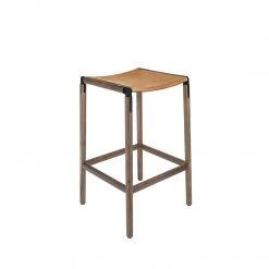 Fyrn SEATING Bartlett - Black Walnut, Black, PVT Leather, Seat Only, Camel