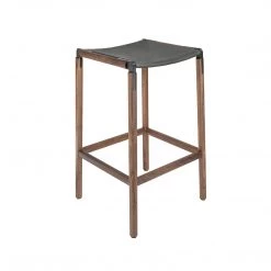 FYRN SEATING Bartlett - Black Walnut, Graphite, PVT Leather, Seat Only, Lava