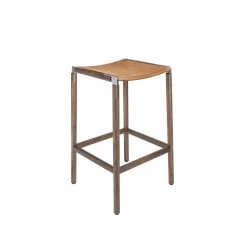 Fyrn Bartlett - Black Walnut, Matte Silver, PVT Leather, Seat Only, Camel