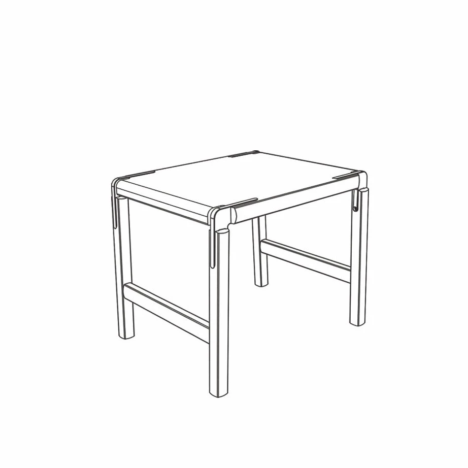 FYRN Nesting Table - Shasta SEATING 3 FYRN Nesting Table - Shasta SEATING