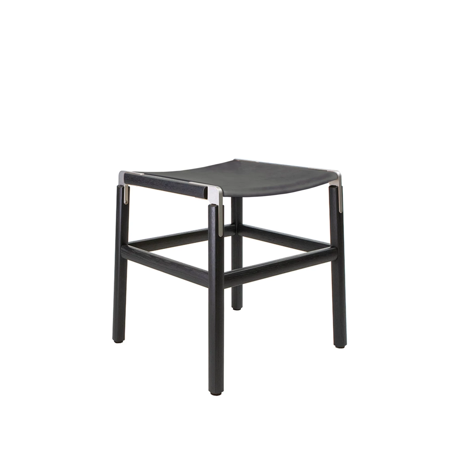 FYRN SEATING Shorty - Charcoal Black, Matte Silver, PVT Leather, Seat Only, Lava 3 FYRN SEATING Shorty - Charcoal Black, Matte Silver, PVT Leather, Seat Only, Lava