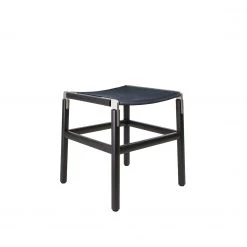 FYRN SEATING Shorty - Charcoal Black, Matte Silver, SN Leather, Seat Only, Night