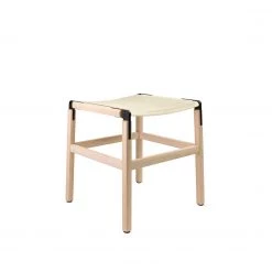 FYRN Shorty - Maple, Black, PVT Leather, Seat Only, Ivory