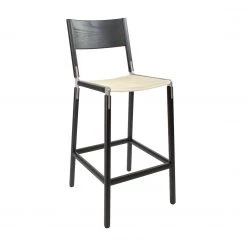 Fyrn Stanyan - Charcoal Black, Matte Silver, SN Leather, Seat Only, Ivory SEATING