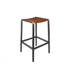 FYRN Bartlett - Charcoal Black, Copper Bronze, PVT Leather, Seat Only, Rust