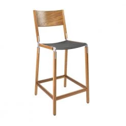 Fyrn Linden - Oxidized Oak, Matte Silver, SN Leather, Seat Only, Lava