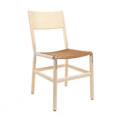 FYRN Mariposa - Maple, Matte Silver, SN Leather, Seat Only, Camel SEATING