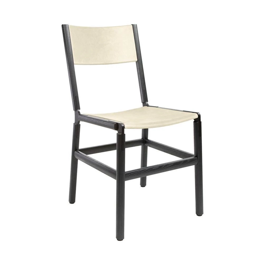 FYRN Mariposa - Charcoal Black, Black, PVT Leather, Seat And Back, Ivory SEATING