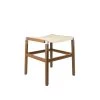FYRN Shorty - Oxidized Oak, Matte Silver, PVT Leather, Seat Only, Ivory