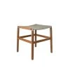 FYRN SEATING Shorty - Oxidized Oak, Copper Bronze, PVT Leather, Seat Only, Stone