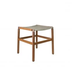FYRN SEATING Shorty - Oxidized Oak, Copper Bronze, PVT Leather, Seat Only, Stone