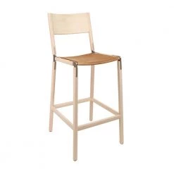 FYRN SEATING Stanyan - Maple, Copper Bronze, SN Leather, Seat Only, Camel