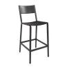 Fyrn SEATING Stanyan - Charcoal Black, Black, PVT Leather, Seat Only, Coal