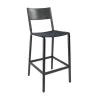 Fyrn Stanyan - Charcoal Black, Black, PVT Leather, Seat Only, Night SEATING